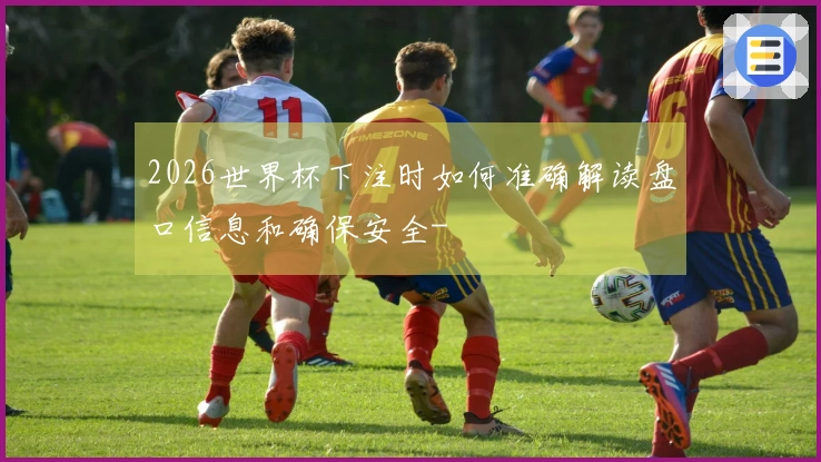 2026世界杯下注时如何准确解读盘口信息和确保安全-